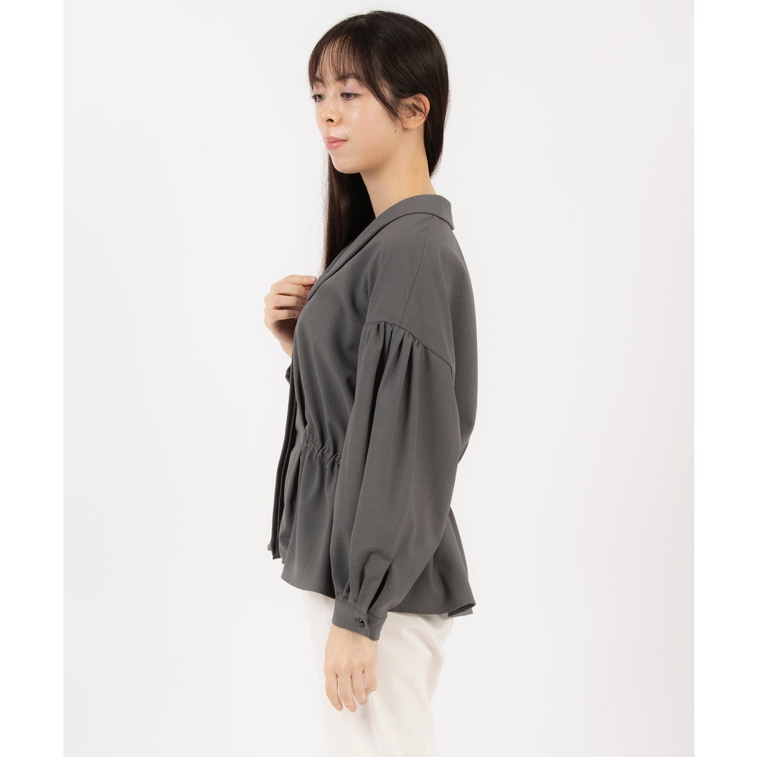 レリアン Leilian ブラウス （グレー ） -ファッション通販 FASHION WALKER