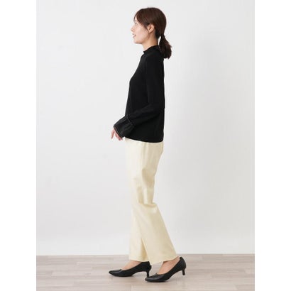 レリアン Leilian センタープレステーパードパンツ （ネイビー）｜詳細画像
