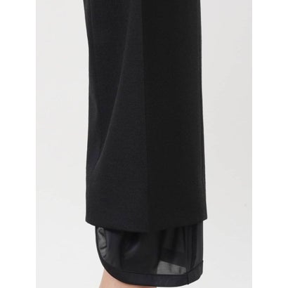 センタープレステーパードパンツ （ブラック）｜詳細画像