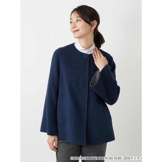 リバーシブルコート【25年10月カタログ】 （ネイビー系）