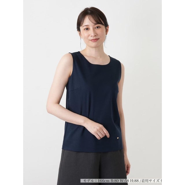 コットンタンクトップ （ネイビー系）