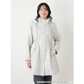 フーデッドハーフコート （ベージュ）