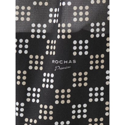 レリアン Leilian 総柄プルオーバー【ROCHAS Premiere】 （ブラック）｜詳細画像