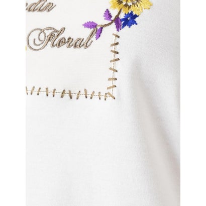 プリントクルーネックTシャツ （アイボリー）｜詳細画像