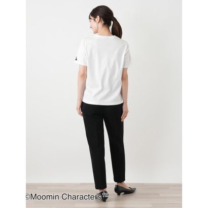 ムーミン刺繍クルーネックTシャツ （アイボリー）｜詳細画像