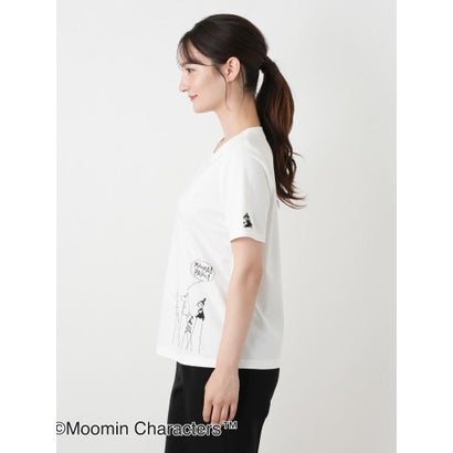 ムーミン刺繍クルーネックTシャツ （アイボリー）｜詳細画像