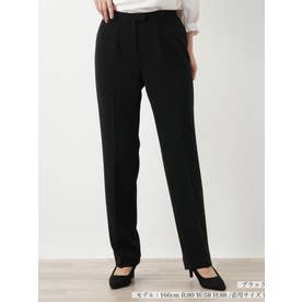 ストレートストレッチパンツ （ブラック）