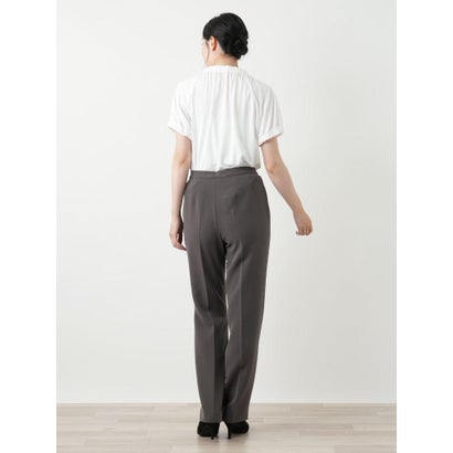 ストレートストレッチパンツ （チャコールグレー）｜詳細画像