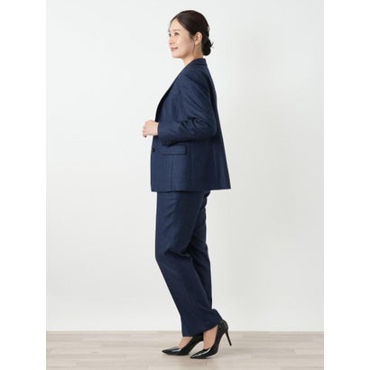 センタープレスパンツ【LORO PIANA】 （チャコール系）｜詳細画像