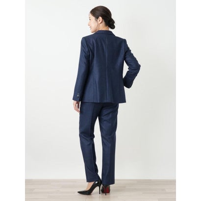 センタープレスパンツ【LORO PIANA】 （ネイビー系）｜詳細画像