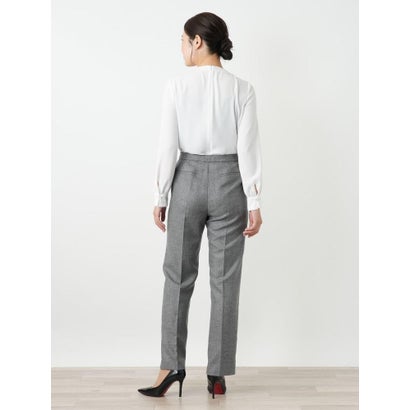 センタープレスパンツ【LORO PIANA】 （ネイビー系）｜詳細画像