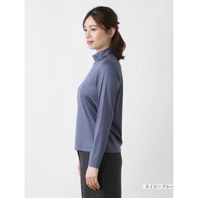 レリアン Leilian シルクハイネックカットソー （ピンク系）｜詳細画像