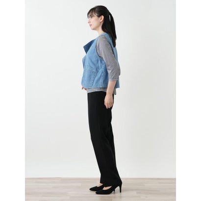 レリアン Leilian デニムベスト【L JEANS】 （コバルトブルー）｜詳細画像