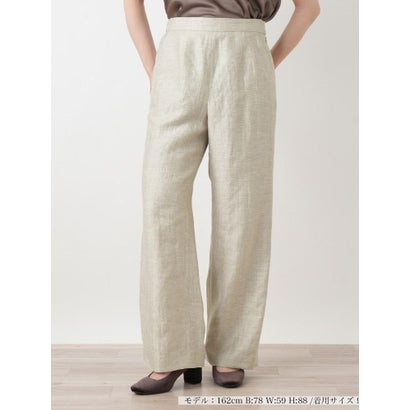 レリアン Leilian ワッシャーワイドパンツ【ROCHAS Premiere】 （ベージュ）｜詳細画像