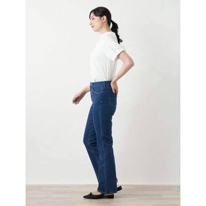 ブーツカットデニムパンツ【L JEANS】 （ネイビー系）｜詳細画像