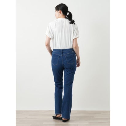 ブーツカットデニムパンツ【L JEANS】 （ネイビー系）｜詳細画像
