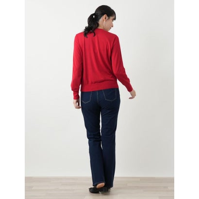 ブーツカットデニムパンツ【L JEANS】 （ネイビー系）｜詳細画像
