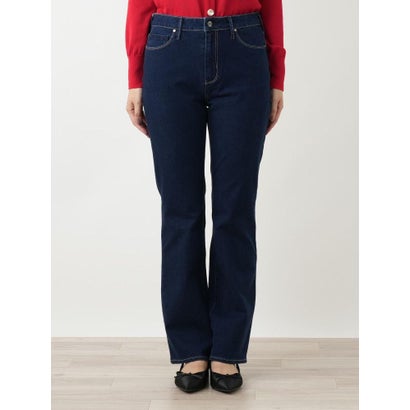ブーツカットデニムパンツ【L JEANS】 （ネイビー系）｜詳細画像