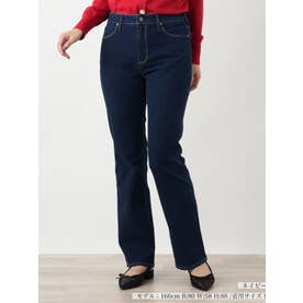 ブーツカットデニムパンツ【L JEANS】 （ネイビー系）