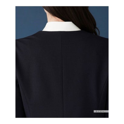レリアン Leilian 【セットアップ対応商品】ノーカラージャケット （ネイビー）｜詳細画像