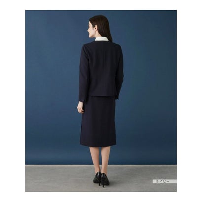 レリアン Leilian 【セットアップ対応商品】ノーカラージャケット （ブラック）｜詳細画像