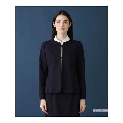 レリアン Leilian 【セットアップ対応商品】ノーカラージャケット （ブラック）｜詳細画像