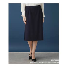 【セットアップ対応商品】ミディ丈タイトスカート （ネイビー）