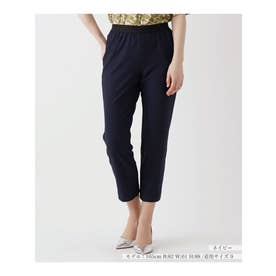 ストレッチクロップドテーパードパンツ （ネイビー）