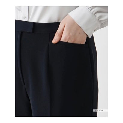 洗えるロングパンツ （チャコールグレー）｜詳細画像