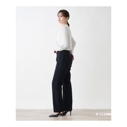 洗えるロングパンツ （モカ）｜詳細画像
