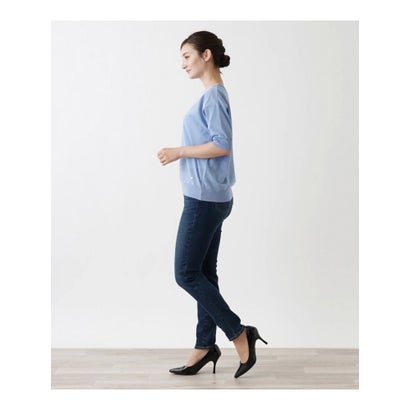 レリアン Leilian 洗えるデニムパンツ【L JEANS】 （ネイビー系）｜詳細画像