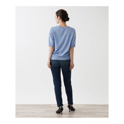 レリアン Leilian 洗えるデニムパンツ【L JEANS】 （ネイビー系）｜詳細画像