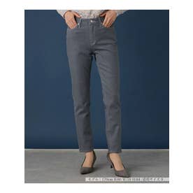 スリムテーパードデニムパンツ【L JEANS】 （グレー系）
