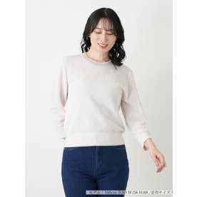 ラメメッシュ編みセーター （アイボリー系）
