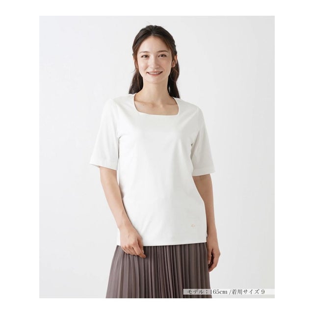 コットンTシャツ （アイボリー）