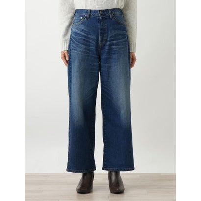 ワイドデニムパンツ【L JEANS】 （ブルー系）｜詳細画像