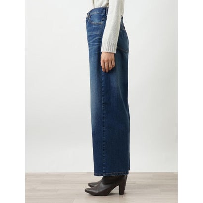 ワイドデニムパンツ【L JEANS】 （ブルー系）｜詳細画像
