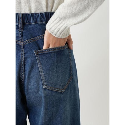 ワイドデニムパンツ【L JEANS】 （ブルー系）｜詳細画像