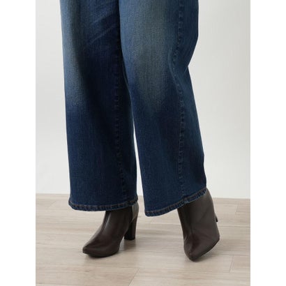 ワイドデニムパンツ【L JEANS】 （ブルー系）｜詳細画像