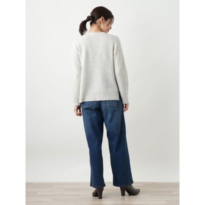 ワイドデニムパンツ【L JEANS】 （ブルー系）｜詳細画像