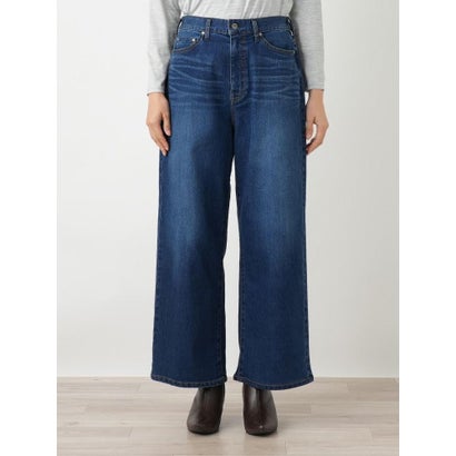 ワイドデニムパンツ【L JEANS】 （ブルー系）｜詳細画像