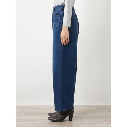 ワイドデニムパンツ【L JEANS】 （ブルー系）｜詳細画像