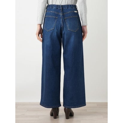 ワイドデニムパンツ【L JEANS】 （ブルー系）｜詳細画像