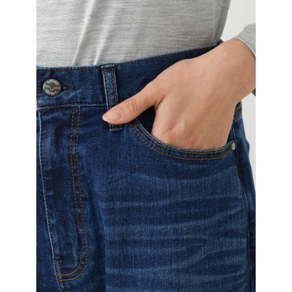 ワイドデニムパンツ【L JEANS】 （ブルー系）｜詳細画像