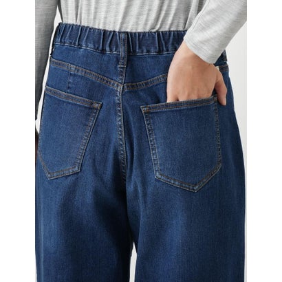 ワイドデニムパンツ【L JEANS】 （ブルー系）｜詳細画像