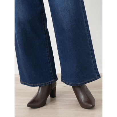 ワイドデニムパンツ【L JEANS】 （ブルー系）｜詳細画像