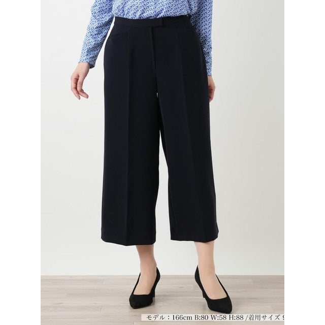 コンフォートストレッチワイドパンツ （ネイビー）