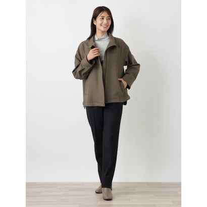 比翼スタンドカラージャケット （ネイビー）｜詳細画像