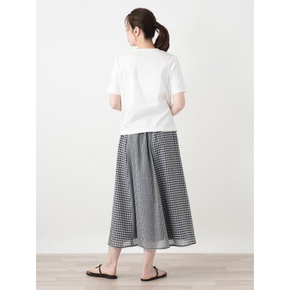 【接触冷感】プリントクルーネックTシャツ （アイボリー）｜詳細画像