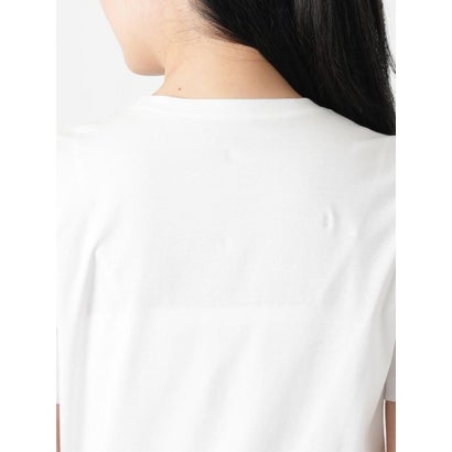 ボタニカル柄クルーネックTシャツ （ネイビー）｜詳細画像